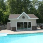 Custom Built Pool Cabana 1